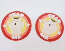 廠家PVC水杯墊驚致設計卡通隔熱墊創意子茶杯墊 廠家PVC水杯墊驚致設計卡通隔熱墊創意子茶杯墊